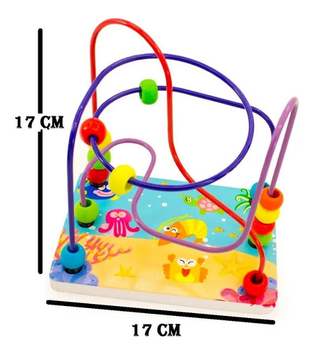 Imagen 2 de 5 de Prono Montessori Laberinto De Madera Océano Cubeta Toys