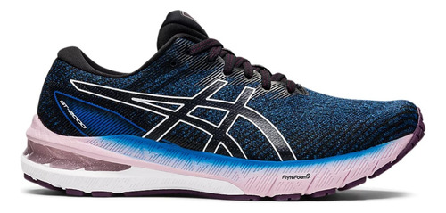 Tênis Asics Gt-2000 10 Feminino Azul/rosa Pisada Pronada