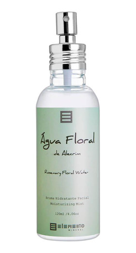 Água Floral De Alecrim Bruma Hidratante Facial De 120ml