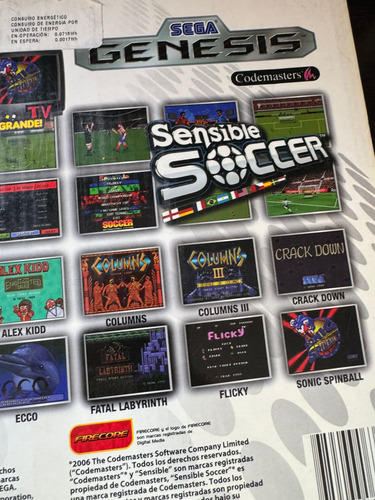 Soccer Hero Sensible Soccer Sega Genesis Original (Usado)