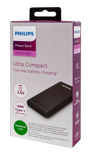 Cargador Portátil Philips 10.000mah