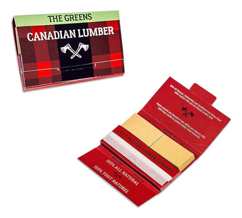 Papel Canadian Lumber The Greens 1 1/4+tips /lamanoworld