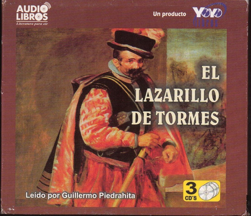 El Lazarillo De Tormes/ Guillermo Audiolibro 3cd`s Importado