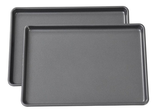 Imagen 4 de 7 de Moldes De Torta Rectangular X 2 Wilton 23 X 33 Cm Titanweb
