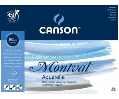 Rolo Papel Aquarela Canson Montval 300g T F 1,52x10mt *frete