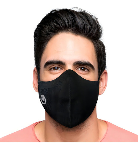 Máscaras Knit Unique Class Cor Preto Tamanho M