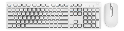 Kit de teclado e mouse sem fio Dell KM636 Inglês US de cor branco