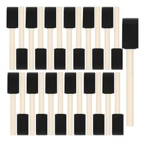 Comprar Pinceles De Espuma De 25cm Con Mango De Madera 40 Unidades