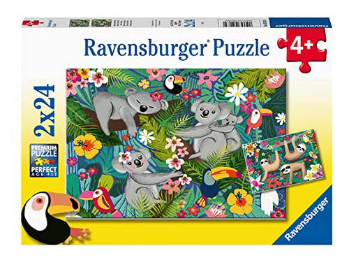 Ravensburger Koalas Y Perezosos 2 X 24 Piezas 482bp