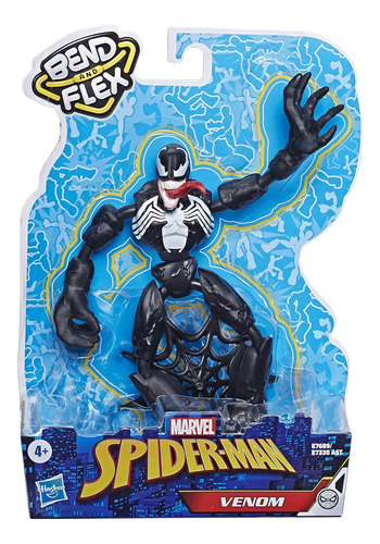 Figura De Acción Spider-man Bend And Flex - Venom