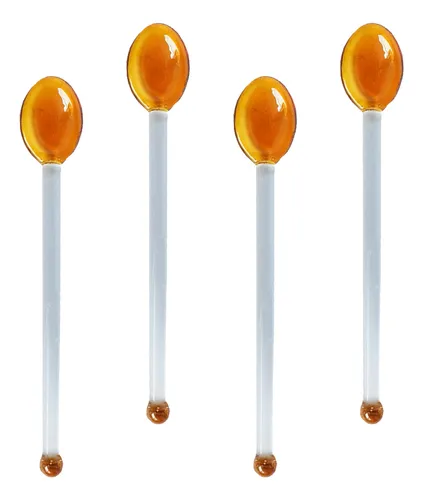 Cuchara De Cristal Para Sal Doméstica, 4 Unidades