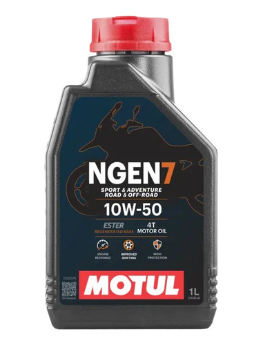 Aceite Motul 10w50 4t Ngen7  1l (sintetico) 