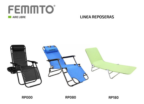 Imagen 7 de 9 de Reposera Plegable Silla Playera Reforzada Jardin Y Exterior