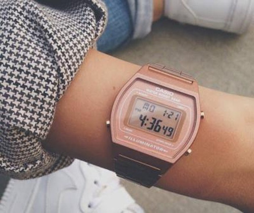 Reloj Casio B-640wc-5a Rose Vintage Casio Centro Gtia 2 Años
