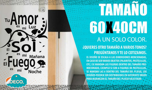 Vinilo Canción De Amor San Valentín Deco®
