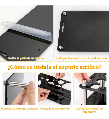 Kit De Coctelería Para Bartender 26 Pz Accesorios Inox 750ml