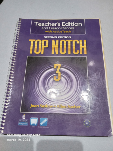 Libro Top Notch 3 Teacher's Edition (2nda). Pearson