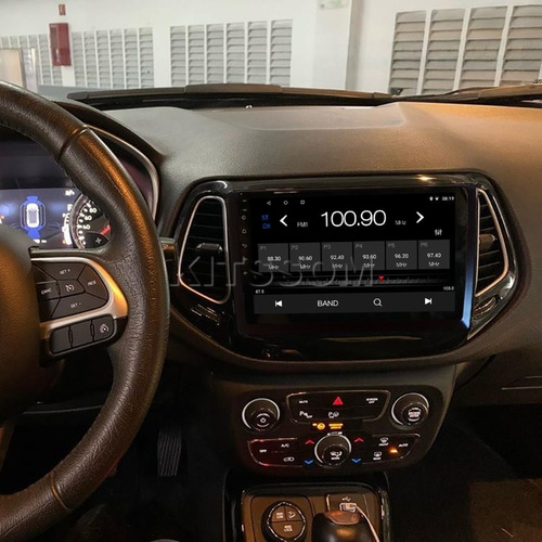 Multimídia Jeep Compass 2017 2018 2019 2020 2021 V2 Carplay
