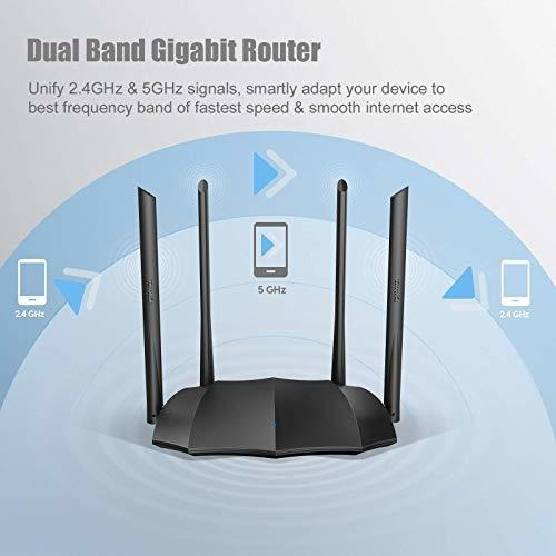 Ac1200 Dual Band Gigabit Smart Wifi Router 5ghz High