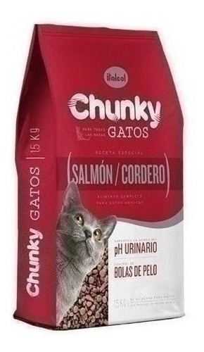 Chunky Gatos Salmon - Cordero - 8 Kg