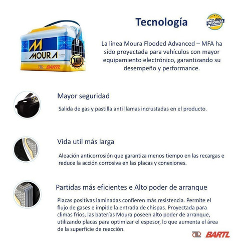 Bateria Moura 150 Amp Toyota Hilux Garantía 15 Meses