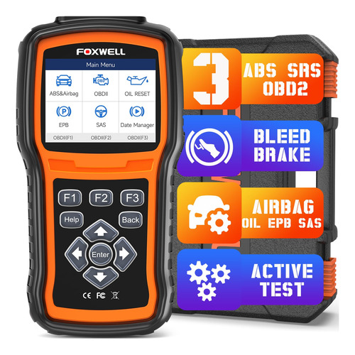 Foxwell Nt630 Plus Obd2 Escáner Herramienta De Diagnóstic.