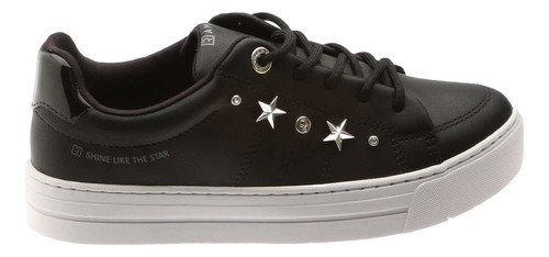 Tênis Feminino Ramarim Star 2493126 Detalhes Estrelas Casual