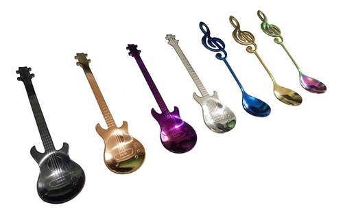 Cuchara De Guitarra Juego De Cucharas De Notas Musicales Jue