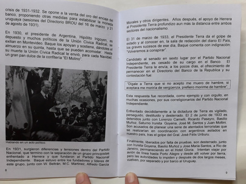 Imagen 3 de 4 de Domingo Baque 1882 1947 Partido Nacional Blanco Independient