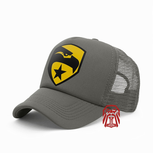 Gorra Trucker Personalizada Escudo Gi Joe Dibujo Retro 