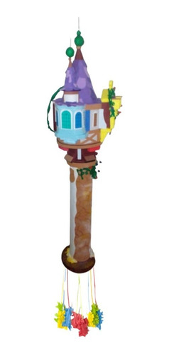 Piñata Torre Rapunzel En 3d