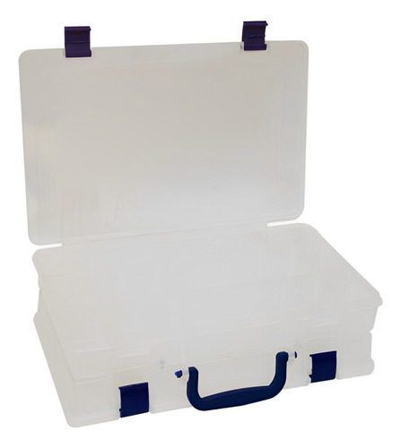 Estojo De Pesca Hi Duplo Ed-42 Natural - C/ 42 Divisões Cor Transparente