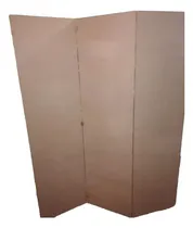 Comprar Biombo Separador Mdf Natural Precio Por 6  Hojas