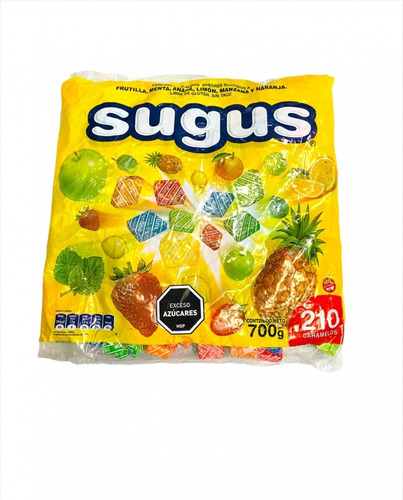 Caramelos Masticables Sugus X 210 Unidades. Sin Tacc