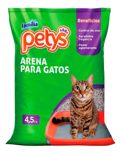 Arena Para Gato Petys 4,5kg