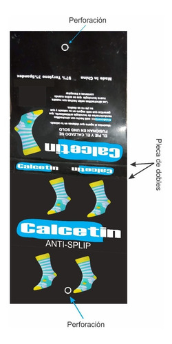Mil Etiquetas De Cartón P/ Calcetines Personalizadas