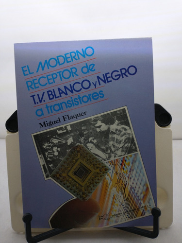 Moderno Receptor De T.v. Blanco Y Negro A Transistores