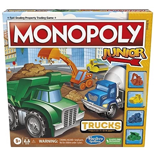 Monopoly Junior: Juego De Mesa Trucks Edition, Juego Monopol