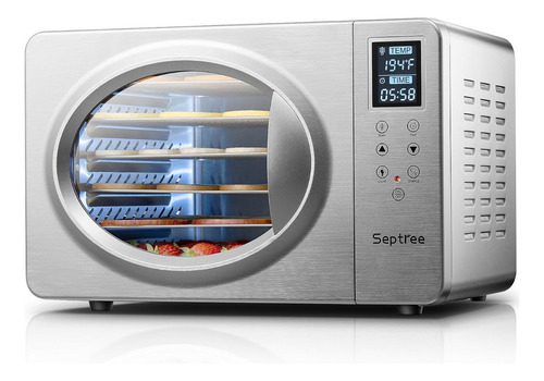 Septree Deshidratador Para Snacks 6 Bandejas Profesional Acero