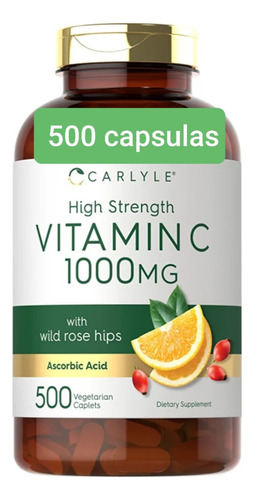 Vitamina C  - 1000mg Concentrada - 250 Capsulas . 