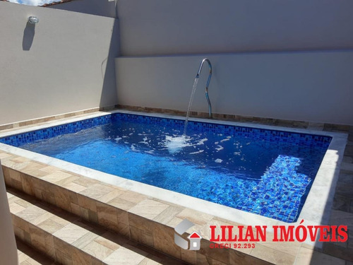 Imagem 11 de 15 de Casa Nova Com Piscina / Mongaguá - 921