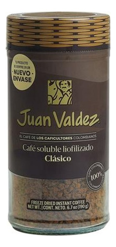 Juan Valdez Café Liofilizado Co - g a $205