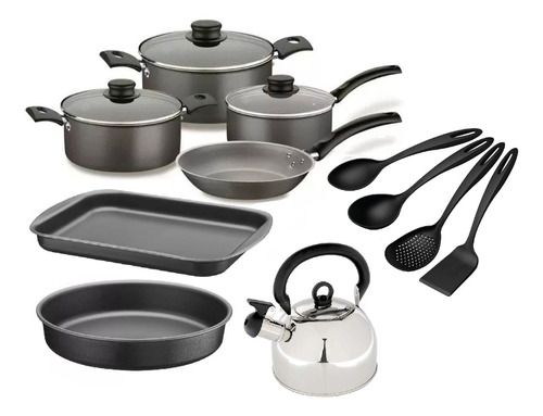 Set Juego De Cocina Batería 14 Piezas Tramontina LG