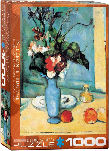 Eurographics Blue Vase By Cezanne - Puzzle De 1000 Piezas