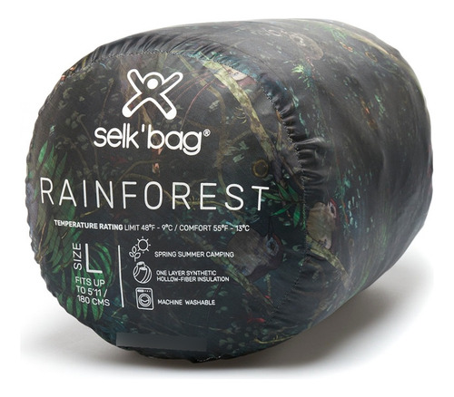Saco De Dormir - Selk'bag - Lite Rainforest - Talla L