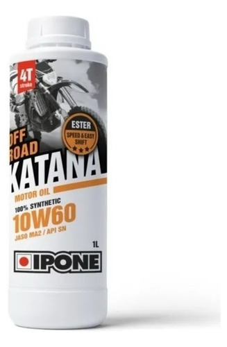 Aciete Ipone Syntetic Katana Off Road 10w60 Motoscba