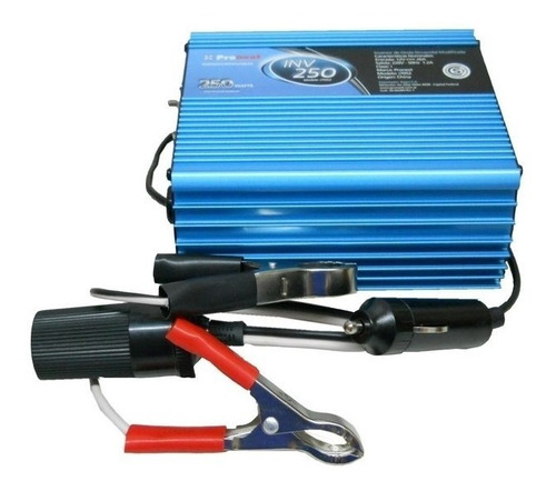 Imagen 2 de 4 de Inversor De Tensión De 12vdc A 220vac. 250w Pronext Inv-250