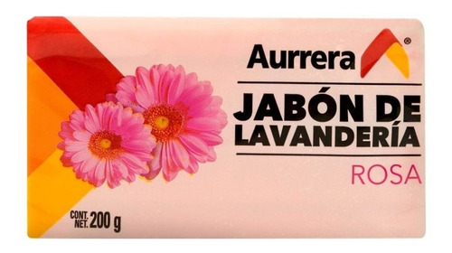 Jabón De Lavandería En Barra Aurrera Rosa 200g Quitamanchas!