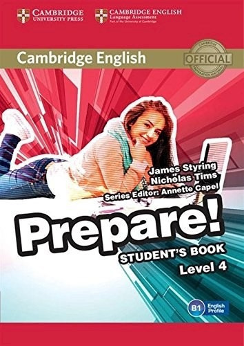 Prepare 4 - Student's Book, De Styring, James. Editorial Ca