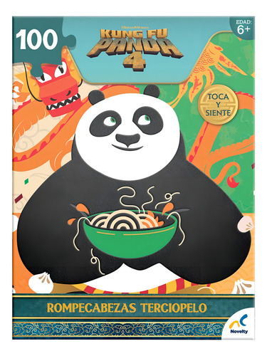 Kungfu Panda4 Rompecabezas Terciopelo 100pz Ver00 Novelty